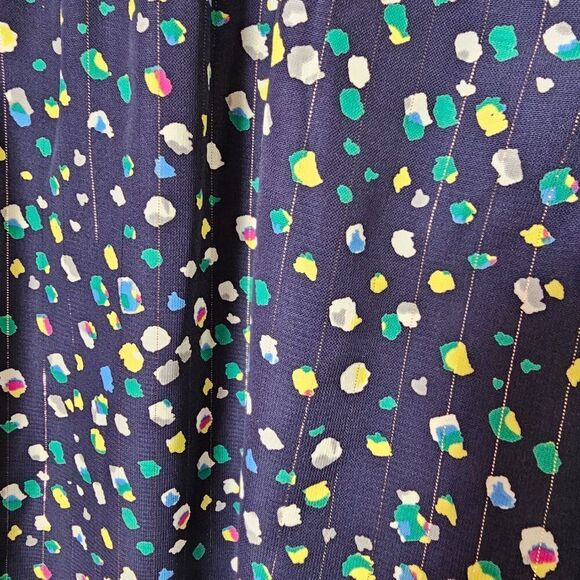 EUC LIKE NEW BETSEY'S BOUTIQUE SHOP SPECKLED MOCK NECK RUFFLE EDGES TANK TOP SM - Picture 10 of 15